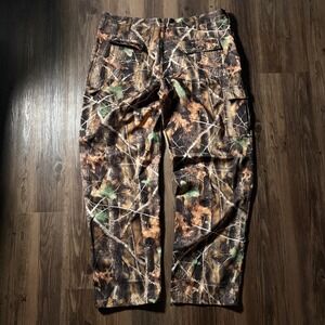 Prairie Buck Timber Break Camo Cargo Pants Mens XL Realtree Hunting Outdoor